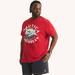 Nautica Men's Big & Tall Sustainably Crafted Nautica Caribbean Graphic T-Shirt Tango Red, LT