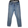 Levi's Jeans | Levi's Wedgie Jeans High Rise Jeans Light Wash Denim Button Fly Cotton Ankle 25 | Color: Blue | Size: 25