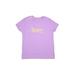 Nike Active T-Shirt: Purple Sporting & Activewear - Kids Girl's Size Large