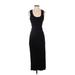 Zara Casual Dress - Midi Scoop Neck Sleeveless: Black Print Dresses - Women's Size Small