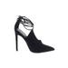ASOS Heels: Black Solid Shoes - Women's Size 6 1/2 - Pointed Toe