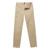 Chinohose BOSS ORANGE "tapered", Herren, Gr. 34, Länge 32, braun (239_light, pastel_braun), Web, Obermaterial: 97% Baumwolle, 3% Elasthan, unifarben, casual, gerade, unten schmal lang, Hosen, mit BOSS Logo hinten