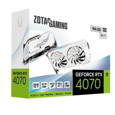 ZOTAC Grafikkarte "GAMING GeForce RTX 4070 Twin Edge OC White Edition" Grafikkarten eh13 Grafikkarten