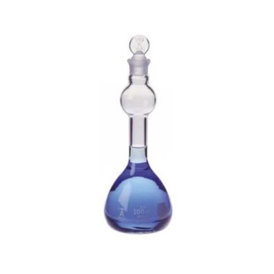 Kimble/Kontes KIMAX Volumetric Flasks with ST Glass Stopper Mixing Bulb Style Class A Kimble Chase 28019 100 Case of