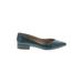 Kenneth Cole New York Flats: Teal Jacquard Shoes - Women's Size 6 1/2