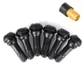 5 pièces/ensemble noir TR413 Tubeless voiture roue pneu Valve tiges avec bouchons pneu caoutchouc