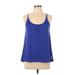 FILA Active Tank Top: Blue Activewear - Women's Size Large