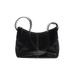 Fossil Leather Shoulder Bag: Black Solid Bags