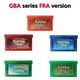 Cartouche de jeu vidéo série Pokemon GBA carte console 32 bits levez aude Rouge enquêter Saphir