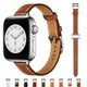 Bracelet en cuir fin pour Apple Watch Band Top Mars Bracelet pour iWatch Series Ultra 8 7 6 SE