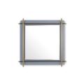 Eichholtz Quinn Mirror Metal in Gray | 34 H x 34 W x 2 D in | Wayfair 114102