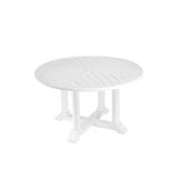 Eichholtz Outdoor Table Bell Rive S Outdoor Metal in White | 30 H x 51 W x 51 D in | Wayfair 112851