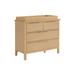 Nurture& The 4-Drawer Dresser Changing Topper Wood in White/Brown | Wayfair EMDR4-TOP-01-NAT