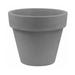 Vondom Maceta Resin Pot Planter Resin/Plastic in Gray | 15.25" H x 17.75" W x 17.75" D | Wayfair 40145-STEEL