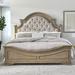 Colchester Low Profile Standard Bed Wood & Upholstered/Chenille/ in Brown Laurel Foundry Modern Farmhouse® | Queen | Wayfair