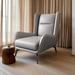 Lounge Chair - Corrigan Studio® Laylagrace 28.74" Wide Lounge Chair Faux Leather | 33.85 H x 28.74 W x 37.4 D in | Wayfair