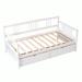 Red Barrel Studio® Benikel Solid Wood Daybed Wood in White | 35.4 H x 42.3 W x 78.2 D in | Wayfair 3C3D167A93104A09BEA311E0F423DC09