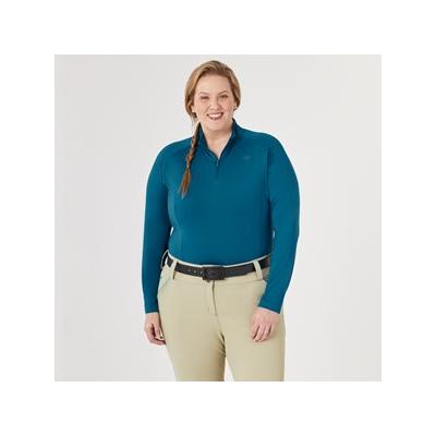 Piper SmartCore Long Sleeve ¼ Zip Sun Shirt - XXL - Dark Electric Blue - Smartpak