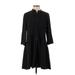 Zara Casual Dress - Shirtdress: Black Dresses - Women's Size X-Small