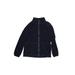 The Children's Place Fleece Jacket: Blue Solid Jackets & Outerwear - Kids Boy's Size 7