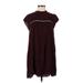 Gentle Fawn Casual Dress - Popover: Burgundy Dresses - Women's Size Medium