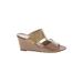 Attilio Giusti Leombruni Wedges: Tan Shoes - Women's Size 37