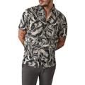 Big On-point Short Sleeve Organic Cotton Button-up Shirt