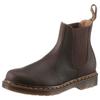 Chelseaboots DR. MARTENS "2976 CRAZY HORSE", Herren, Gr. 40, braun (dunkelbraun), Leder, casual, Schuhe, Boots, Stiefel mit praktischer Anziehlasche