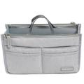 Multifunctional Makeup Bag Portable Wash Bag Waterproof Toiletry Organizer Storage Container for Travel (Grey S Size)