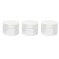 Sample Bottle Whiting Cream Sub-bottle Solid Mini Bottles for Travel Container 6 Pcs White