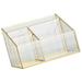 Clear Makeup Organizer Tray Vanity Cosmetic Organizer Glass Countertop Storage for Cosmetic Jewelry