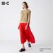 Women's Pleated Printed Skirt | Red | Medium | UNIQLO US