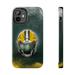 iPhone Tough Case - Packers Green Wisconsin Bay Football Logo Helmet Fan