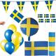 Schweden Party Deko Set 83 tlg. Partyset blau gelb Partydeko