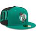 Men's New Era Kelly Green/Black Boston Celtics Gameday Wordmark 59FIFTY Fitted Hat