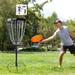 GSE™ Professional Portable 24-Chain Disc Golf Targets Basket, PRO Disc Golf Practice Goal Baskets - Black
