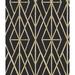 Riviera Bamboo Trellis Black Wallpaper