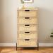 5 Drawer Tall Dresser for Bedroom