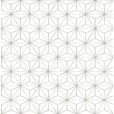 Orion Grey Geometric Wallpaper