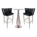 Pub Table with Bar Stools 30" Height Matching Barcelona 3Pc Set