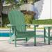 AOOLIMICS Outdoor Adirondack Single Chair Classic Plastic Chairs