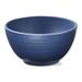 22 oz. 6 in. Blue Brooklyn Melamine Plastic Dinnerware Bowl Dishwasher Safe Indoor Outdoor