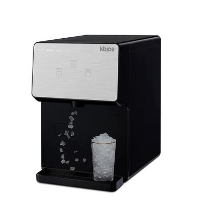 KBICE 2.0 Self Dispensing Countertop Nugget Ice Maker, Crunchy Pebble Ice Maker, Sonic Ice Maker