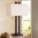 Modern Industrial Table Lamp 30" Tall Bronze Open Metal for Bedroom - 18" x 30"