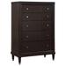 Coaster Furniture Emberlyn 5-drawer Bedroom Chest Brown