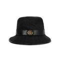 Gucci GG Monogram Canvas Bucket Hat, Black, Bucket Hat, Canvas