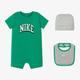 Nike Green Cotton Baby Shortie Set