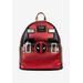 Women's Loungefly X Marvel Deadpool Mini Backpack Metallic Red by Loungefly in Red