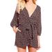 Free People Dresses | Free People Clara Tie Front Tunic Dress - Effortless Boho Chic! | Color: Black | Size: L