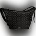 Coach Bags | Coach 36314 Dufflette In Signature Jacquard Leather Black Smoke Euc | Color: Black/Gray | Size: Os